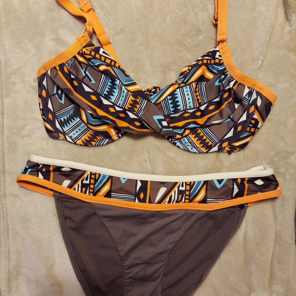 Womens 2 piece bathing suit, Swim Systems brand